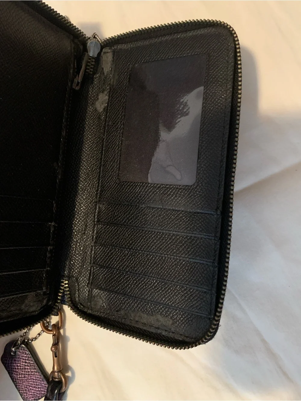 Coach wallet used
